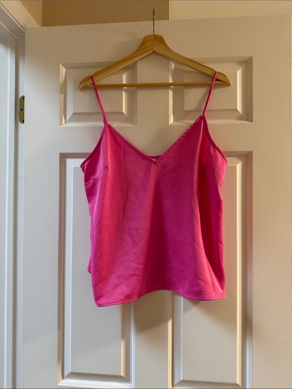 a new day Hot Pink Satin Camisole